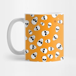 Halloween Skulls Pattern Mug